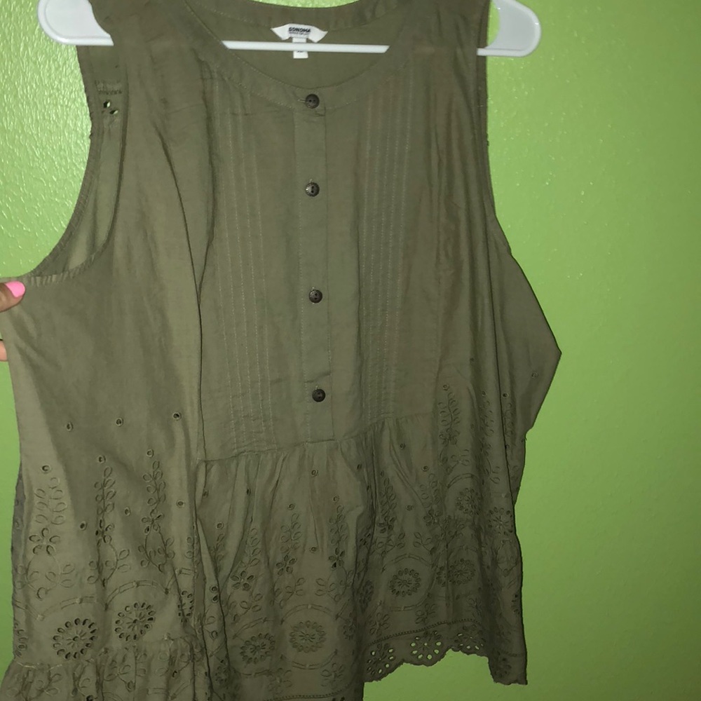 sonoma blouse tank top